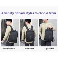 Mochila Impermeable Ultraligera para Hombre Mochila Elegante para Libros Mochila Portátil de 15,6