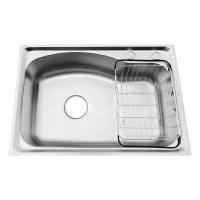 Lavabo de Acero Inoxidable Montado en la Countertop Duradero, Bellezo, Rendimiento Bueno 65×44×22cm - details 4