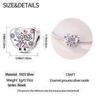 Abalorio Original de Plata de Ley 925 para mujer, abalorio de alta calidad adecuado para pulsera DIY, cuentas de amor para el Día de San Valentín, regalos de joyería para fiesta, nuevo - details 30