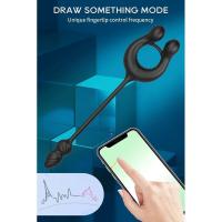Empaque privado Sexy Wireless APP Ring Vibrador Juguete Sexual Para Hombres Pareja Anal Butt Plug Masajeador de Próstata Masculino Estimulador de Clítoris Suministros para Adultos - details 14
