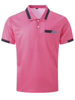 Polo de manga corta para hombre, camisetas informales, tops de verano - details 30