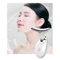 Dispositivo de belleza facial para el cuello, terapia de fotones LED de 3 colores para apretar y reducir la papada, elimina las arrugas, herramientas para el cuidado de la piel - details 4