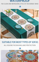 JIOM Table Cloth Table Mantle Waterproof Cover Outdoor Dining Table Cloth 4/6/8/10 seater - details 6