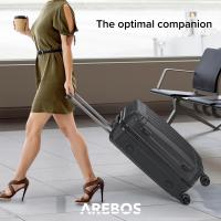 Juego de Maletas Arebos 4 Piezas Rígidas de Plástico ABS 4 Ruedas de 360° Maletas de Viaje - details 4