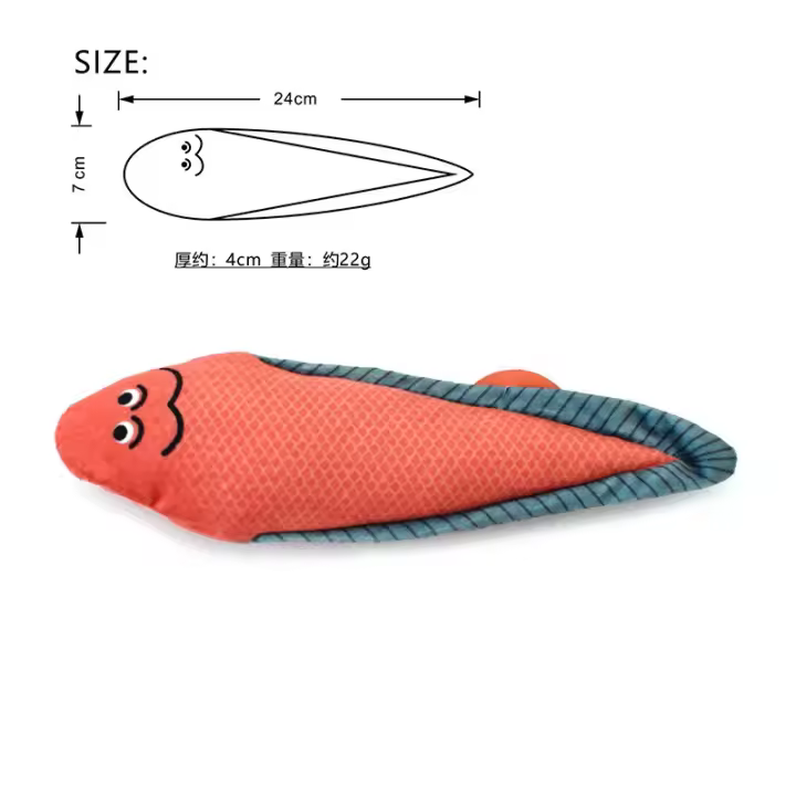 C002 viene con hierba gatera, varios peces simulados y juguetes para gatos - 1