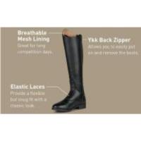 Botas De Campo Altas Para Mujer, Botas De Montar De Piel Sintética Con Cremallera Trasera, Para Encima De La Rodi - details 1
