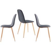 Pack de 2 sillas de Comedor, diseño nórdico con Asiento Acolchado y Respaldo ergonómico - details 24