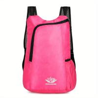Mochila Plegable para Exteriores Ligera Bolsa de Viaje Mochila Plegable Exterior Color Beige Claro - details 12