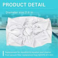 Nuevo y fino reemplazo de bolsa de filtro de malla para limpiador de piscinas Aquabot 8111 8101 - details 4