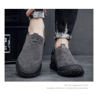 Zapatos De Trabajo Para Hombre Casual Transpirables Loafers Ligeros De Verano Antideslizantes Con Suela Suave Para Playa Y Interior - details 12