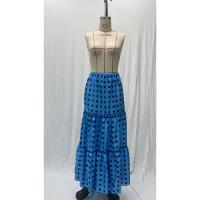 Falda estilo corrida de toros, lunares, vestido largo multicapa, suelto y con dobladillo grande - details 19