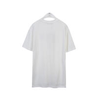 Camisa de manga corta con logotipo frontal de moda de verano de alta calidad, camiseta holgada de algodón puro para hombre, nuevo accesorio de camisa informal estilo pareja - details 12