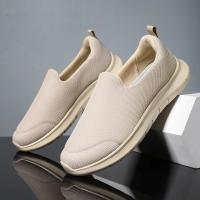 Zapatos de malla ligeros y transpirables para hombre, zapatillas informales antideslizantes para caminar al aire libre, zapatos de conducción, talla grande - details 4
