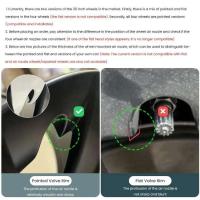 Para Tesla Model Y 2024 20/21 pulgadas tapas de cubo parche cubierta luminosa coche ABS Protector de rueda piezas externas de automóvil - details 0
