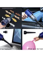 Aspiradora portátil de mano para coche y hogar, Mini aspiradora inalámbrica en seco y húmedo, máquina de limpieza de Polvo y Arena - details 6