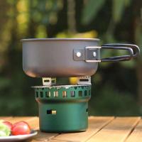 Estufa de Barbacoa Portátil de Acero Inoxidable Cocina de Campamento a Alta Temperatura con Accesorios de Alcohol - details 6