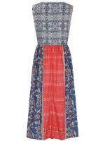 NOVEDAD DE VERANO 2025, vestido veraniego MIDI informal bohemio sin mangas para mujer con bolsillos y suelto - details 7