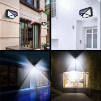 Pack De 12 Luces Solares Exteriores 100LED Con Sensor De Movimiento Iluminación De 270° Para Jardín Patio Seguridad Brillante - details 0