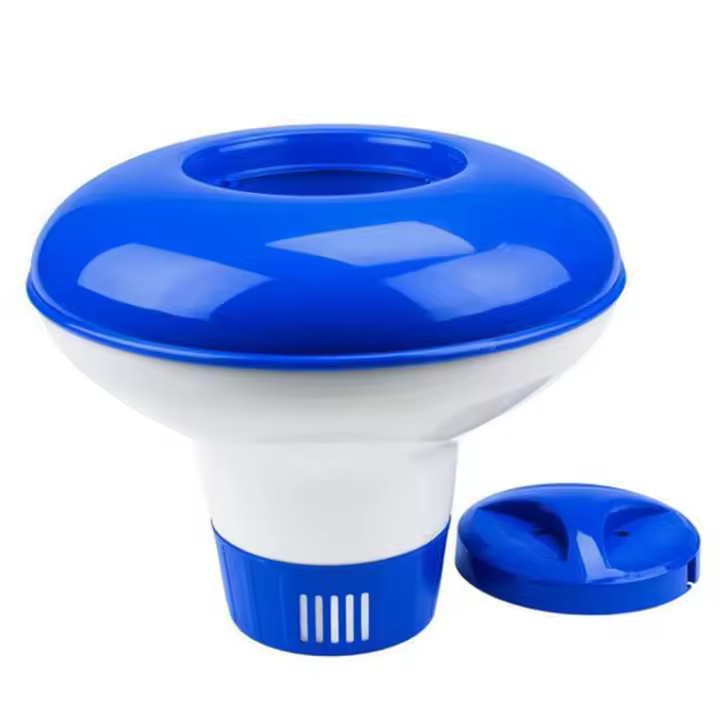 Dispensador automático de tabletas de cloro, Compatible con soportes de bromo y cloro, adecuado para limpieza de piscinas al aire libre - 1