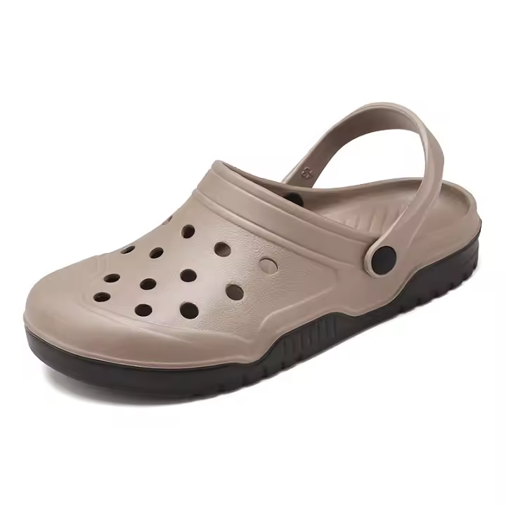 Nuevos hombres sandalias Crocks verano zapatillas moda agujero zapatos Crok goma zuecos transpirable jardín zapatos clásico playa sandalias planas - 1