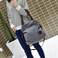 Bolso de mano informal europeo y americano para mujer, bandolera de hombro portátil de lona Simple, bolso cruzado de gran capacidad - details 4