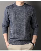 Hombre Color sólido 2024 nuevo Otoño Invierno cálido suéter de moda Casual y cómodo suéter suave - details 2