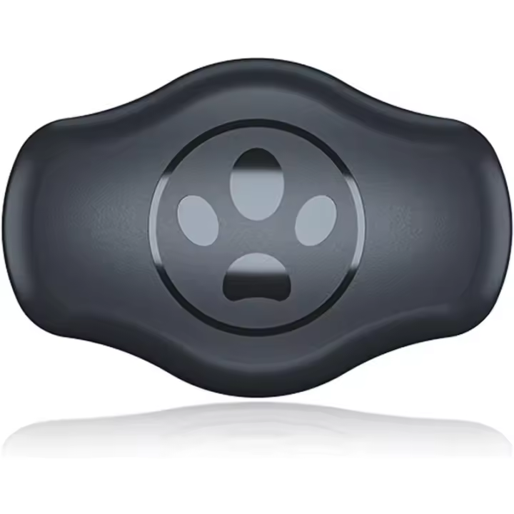 Soporte para collar de perro Airtag impermeable, protección de cobertura total, soporte para collar de gato, soporte para collar de mascota Airtag de silicona, soporte para collar de perro Ip68 Airtag (blanco) - 1