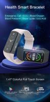 2025 Nuevo H8 Smartwatch Hombres Mujer Detección ECG Llamada Bluetooth Asistente de voz Modo deportivo Entrenamiento de respiración Linterna Compatible con Android IOS Smartwatch - details 0