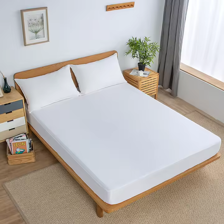 Sábana bajera ajustable de punto premium, 100% algodón transpirable, extrasuave para un sueño de ensueño, altura del colchón de 30 cm, fácil de limpiar y duradera - 1