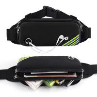 Bolsa de Cintura Ligera para Correr Ajuste Perfecto, Cierre de Cremallera, Bolsa Utilidad Multiusos con Banda Elástica Ideal para Correr, Senderismo, Fitness Capacidad de 44l, Diseño de Mochila Ligero - details 3
