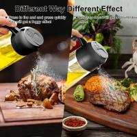 Botella dispensadora de aceite de oliva 2 en 1, pulverizador de aceite de plástico de 500ml, tanque de pulverización de aceite de cocina, barbacoa, hornear, picnic, herramientas de cocina para el hogar, 1-2uds. - details 12
