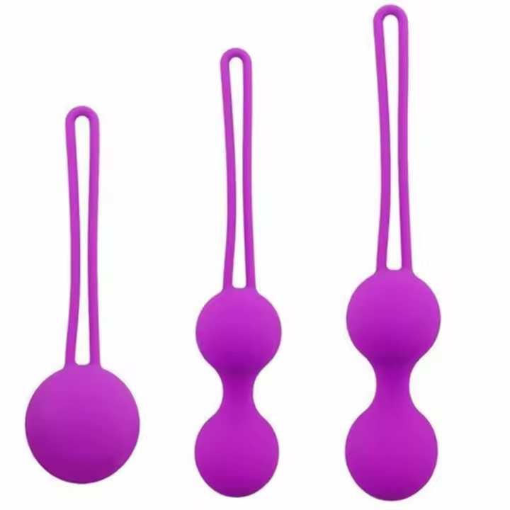 Kit de Pesas de Ejercicio Kegel Bolas de Ben Wa Control de Inodoro Entrenamiento Vaginal para Mujeres Kit de Entrenamiento del Suelo Pélvico - 1