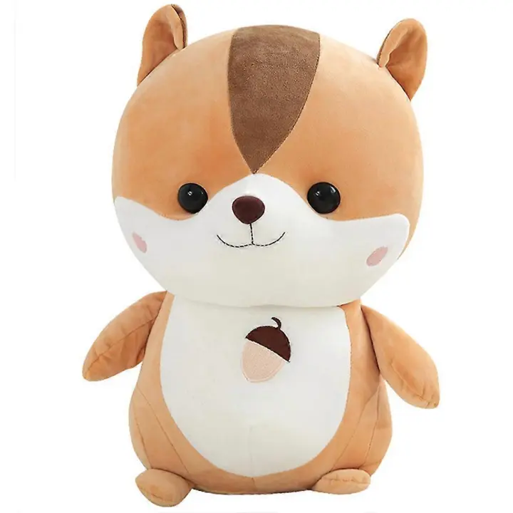 Muñeca de Peluche de Dibujos Animados Cojín de Dormir de 25cm para Niños Hamster de Peluche Lindo - 1