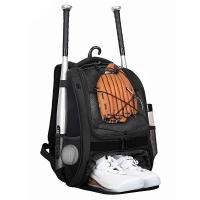 Youth Baseball Bag,Softball Bag with Shoes Compartment,Baseball Backpack with Fence Hook for TBall Bat & Equipment - details 4