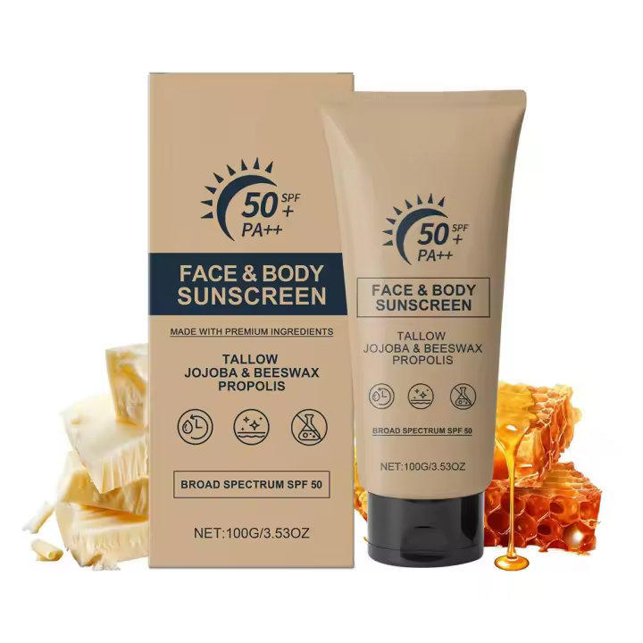 Crema de Protección Solar SPF 50+ Hidratante Antioxidante para Cara y Cuerpo - 1