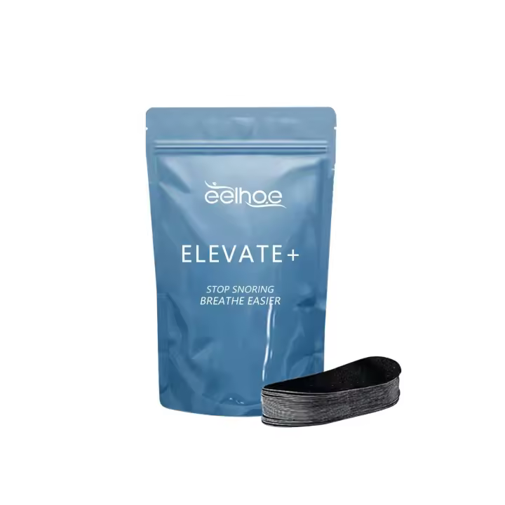 Eelhoe parche para ronquidos, pulverizador de lavanda para aliviar el estrés, la ansiedad, la respiración Nasal, tiras para dormir, mascarilla bucal antironquidos - 1