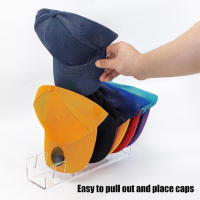 Soporte de Exhibición de Sombreros Space Saving Organizador de Sombreros para Hogar y Baño - details 1
