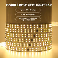 Tira de Luces LED de doble fila, cinta de Luces flexibles de 10M, 20M, AC220V, 240Led/m, 2835 Blanco/blanco cálido/blanco Natural - details 9