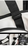 Combi-Bolsa para raqueta de Tenis, raqueta padel, bádminton aqueta, Unisex Adulto, Negro/Blanco - details 30