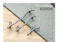 KAK-10 piezas rama de árbol Pomos y tiradores de armario de cocina aleación de Zinc dorado manija de muebles perillas decorativas para cajones herrajes para puertas - details 8