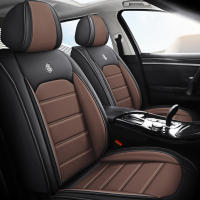 Cubierta de asiento de coche Universal en cuero PU protector de asiento de coche fácil de instalar cubierta de banco trasero abierta y frente - details 2