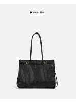 Nueva moda de las mujeres bolso de mano estilo fresco picante aceite cera cuero gran capacidad versátil bolso de hombro mensajero. - details 18