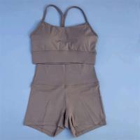 Conjunto de Yoga y Bicicleta de Gimnasio para Mujeres Ouwu Legging de Pantalón Corto - details 9