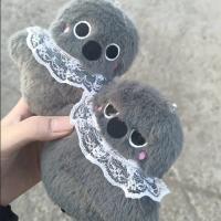 2 piezas llaveros de peluche de Anime amor y espacio profundo Sylus Crow llaveros Caleb Rafayel mochila colgante lindo Animal DIY Ornamen - details 3