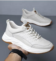 Zapatos de cuero de piel de vaca de primera capa, deportivos, casuales para hombres, moda - details 18