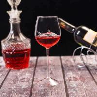 Copa de vino con forma de tiburón, whisky, champán, colas de cristal, decoración de cena, copas de flautas para fiesta, 2 uds. - details 11