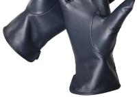 Guantes de piel de oveja para mujer, manoplas cortas de terciopelo fino para pantalla táctil, de cuero, de buena calidad, para invierno, 2226 - details 171