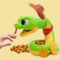 Juguete eléctrico de serpiente de cascabel: aterrador y complicado, ideal para juegos de fiesta, juego de fiesta de cazador de oro de serpiente de cascabel hambriento para niños y niñas - details 4