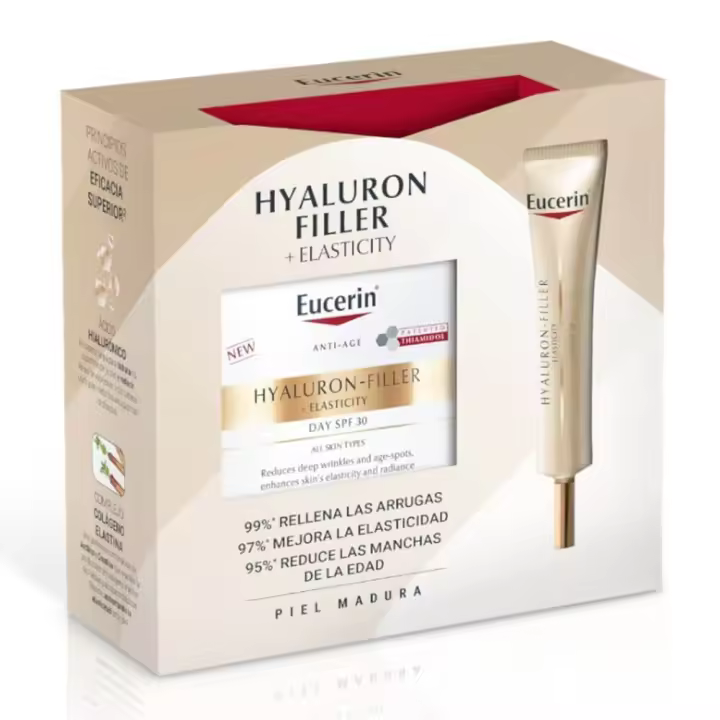Eucerin Hyaluron Filler Dia Spf30 50 ml + Contorno De Ojos 15 ml Pack - 1