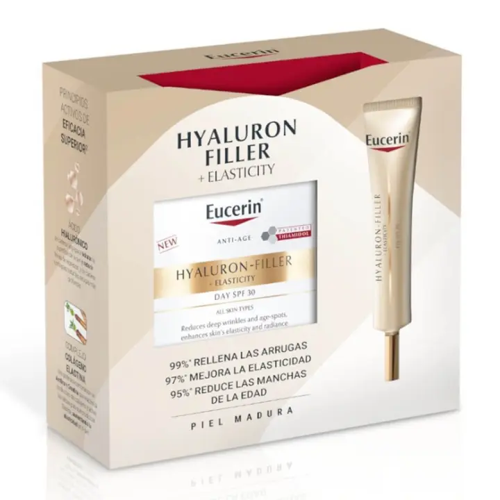 Eucerin Hyaluron Filler Dia Spf30 50 ml + Contorno De Ojos 15 ml Pack - 1